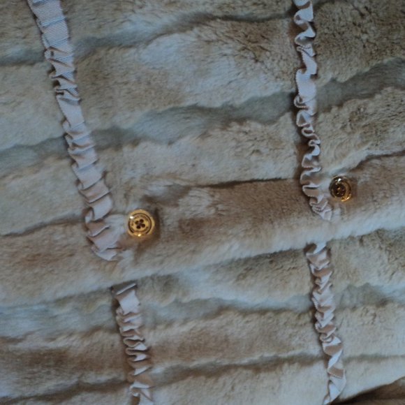 Girl's Juicy Couture faux fur jacket size 12 - Picture 6 of 7